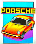 porsche car vintage t-shirt iron-on