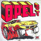 chevy corvette vintage t-shirt iron-on