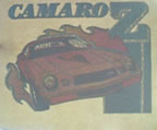 chevy camaro z vintage t-shirt iron-on