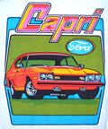 ford capri vintage t-shirt iron-on