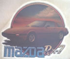 mazda rx7 vintage t-shirt iron-on