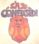 i'm so confused monkey vintage t-shirt iron-on heat transfer