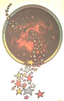 stars and universe vintage t-shirt iron-on