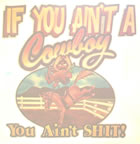 if you aint a cowboy you ain't shit vintage t-shirt iron-on