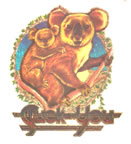 koala stuck on you vintage t-shirt iron-on heat transfer