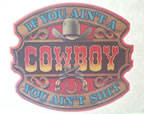 if you ain't a cowboy you aint shit vintage t-shirt iron-on
