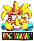 going bananas vintage t-shirt iron-on