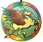 pegasus vintage t-shirt iron-on heat transfer