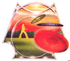 frisbee 1970's vintage t-shirt iron-on