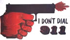 i don't dial 911 1970's vintage t-shirt iron-on