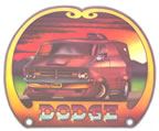 dodge van vintage t-shirt iron-on transfer