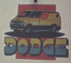 dodge van vintage t-shirt iron-on