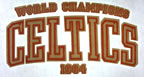 world champions celtics vintage t-shirt iron-on