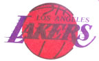 los angeles lakers vintage t-shirt iron-on