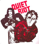 quiet riot vintage 1970's t-shirt iron-on