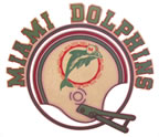 miami dolphins helmet 1970's vintage t-shirt iron-on