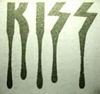 kiss logo 1970's vintage t-shirt iron-on