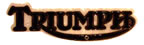 triumph motorcycle 1970's vintage t-shirt iron-on