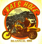 rat's hole custom chopper show vintage t-shirt iron-on