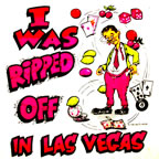 i was ripped off in las vegas vintage t-shirt iron-on transfer 1970's