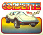corvette vintage t-shirt iron-on