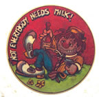 not everybody needs milk vintage t-shirt iron-on