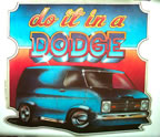 do it in a dodge van vintage t-shirt iron-on