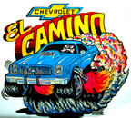 corvette chevy el camino vintage t-shirt iron-on