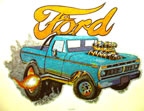 ford truck vintage t-shirt iron-on transfer