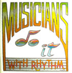 musicians vintage t-shirt iron-on musicians do it with rhythm