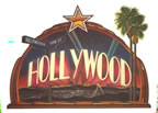 hollywood vintage t-shirt iron-on