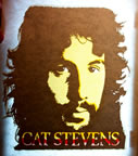 cat stevens vintage 1970's t-shirt iron-on
