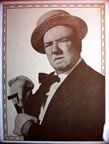 w.c. fields vintage t-shirt iron-on unused