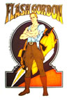 flash gordon vintage t-shirt iron-on unused