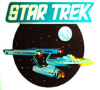 star trek vintage t-shirt iron-on unused