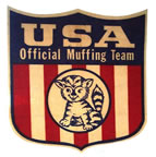 usa official muffing team Unused Original Vintage T-Shirt Iron-On Heat Transfer