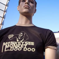 Crushi.com Monkey See Monkey Doo Doo T-Shirt