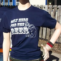 Crushi.com Only Here For The Beer Crushi Vintage T-Shirt