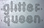 Glitter Queen vintage t-shirt iron-on
