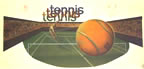 tennis court 1970's vintage t-shirt iron-on