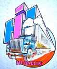 hi semi truck vintage t-shirt iron-on transfer