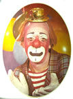 funny weird clown vintage t-shirt iron-on