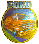 ford van vintage t-shirt iron-on transfer