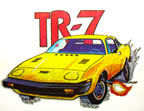 mazda tr-7 car rare hot rod car vintage t shirt  vintage t-shirt iron-on