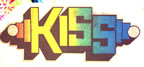 kiss glitter vintage t-shirt iron-on