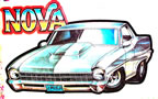 chevy nova vintage t-shirt iron-on