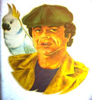 baretta robert blake vintage t-shirt iron-on unused
