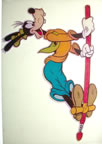 goofy pogo stick vintage t-shirt iron-on