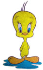 tweety bird vintage t-shirt iron-on unused
