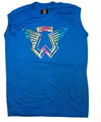 wings paul mccartney original 1970's vintage t-shirt